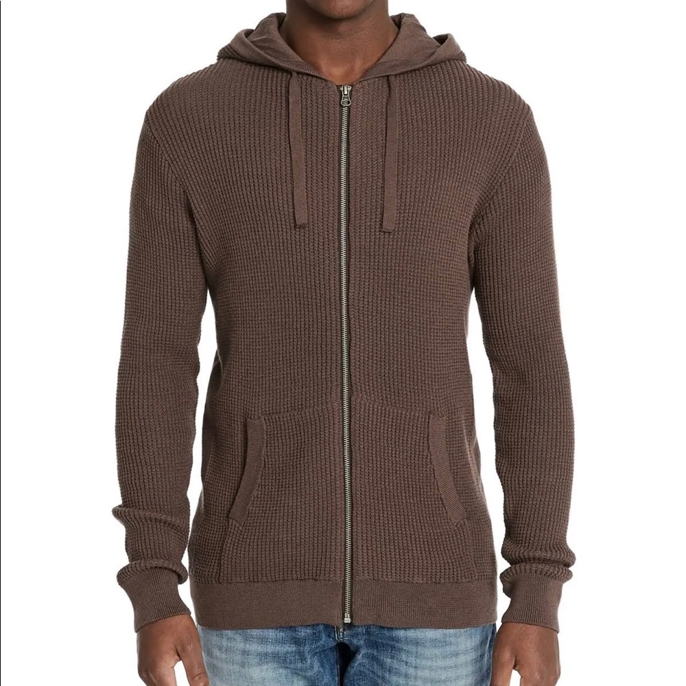 Buffalo David Bitton brown zip-up hoodie
